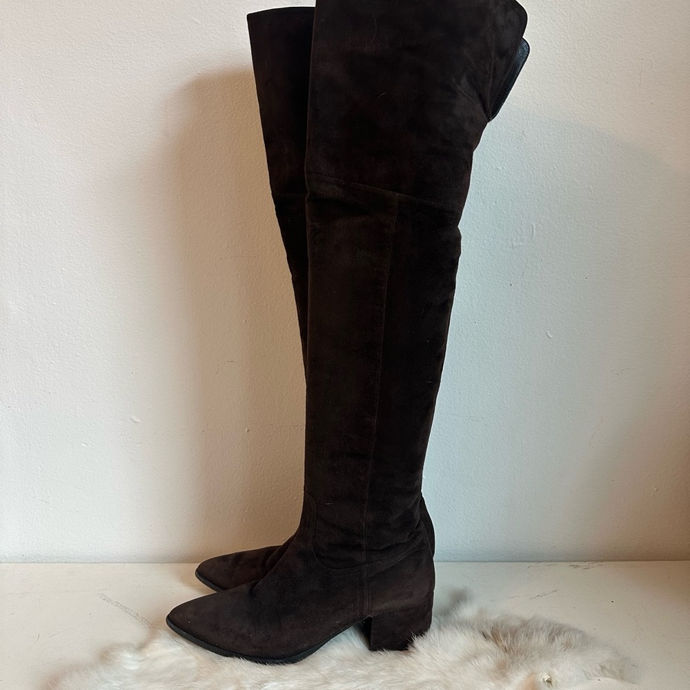 Miu Miu BrownOver-the-Knee Women's Boots
